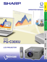 Sharp PG-C30XU User manual