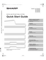 Sharp MX-M283 Quick start guide