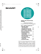 Sharp MX-M550 Owner's manual