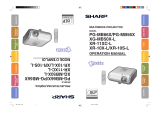 Sharp Notevision XR-10X-L User manual