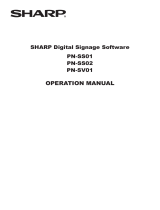 Sharp PN-E421 User manual