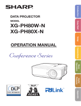 Sharp XGPH80XN User manual