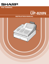 Sharp UP-820N User manual