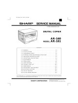 Sharp Copier AR-160 User manual