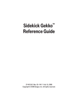 Sharp Sidekick Gekko User guide