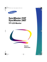 Sharp SYNCMASTER 240T User manual