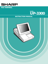 Sharp UP-3300 User manual