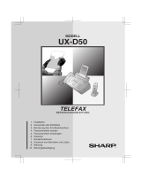 Sharp UX-D50 User manual