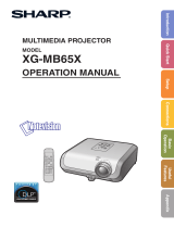 Sharp XG-MB65X User manual