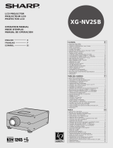 Sharp XG-NV2SB User manual