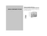Sharp XL-HP505 User manual