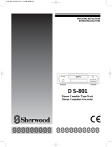Sherwood DS-801 User manual