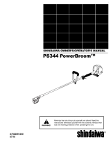 Shindaiwa PowerBroom PS344 User manual