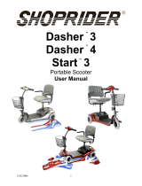Shoprider Dasher 4 User manual
