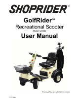 Shoprider GolfRider GR889 User manual