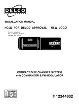 Delco CD Changer System none User manual