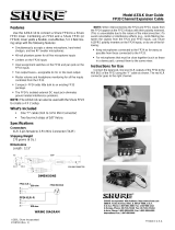 Shure A33LK User manual