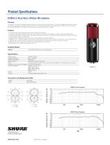 Shure Headphones ksm313 User manual