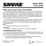 Shure A95U User manual