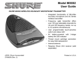 Shure MX692 User manual
