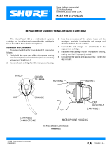 Shure R89 User manual