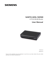 Siemens ADSL 500 User manual