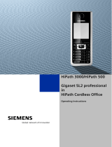 Siemens Cordless HiPath 3000 User manual