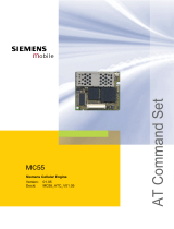 Siemens MC55 User manual