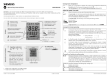 Siemens RDF600KN User manual