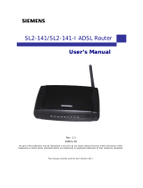 Siemens sl2_141 User manual