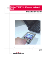 Sierra Wireless AirCard 750 User manual
