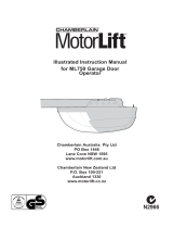 Chamberlain MotorLift ML750 User manual