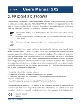 Silex technology SX2 User manual