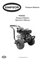 Simpson PS3000 User manual