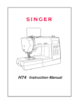 SINGER H74 User manual