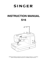 SINGER S16 User manual