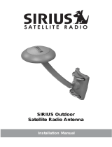 Sirius Satellite Radio 128-8662 User manual