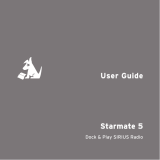 Sirius Satellite Radio Starmate 5 User manual