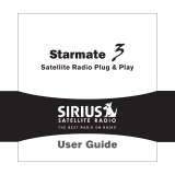 Sirius Satellite Radio Satellite Radio STARMATE 3 User manual