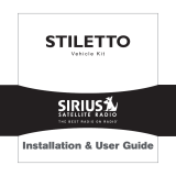 Sirius SLV1, Stiletto Vehicle Kit User manual
