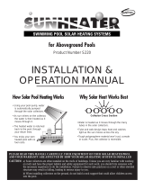 Smartpool S220 User manual