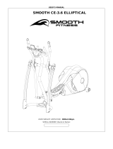 Smooth Fitness CE-3.6 ELLIPTICAL User manual
