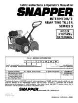 Simplicity SAFETY INSTRUCTIONS & OPERATOR'S MANUAL FOR SNAPPER INTERMEDIATE REAR TINE TILLER SERIES 5 User manual