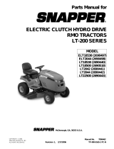 Snapper ELT18538 User manual