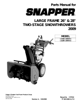 Snapper L1226E User manual