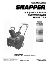 Snapper LE3190E User manual