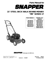 Snapper WMR216517B User manual
