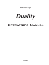 Solid State Logic Duality 82S6DUA20C User manual