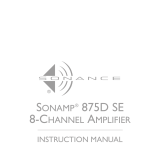 Sonance 875D User manual
