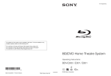 Sony Ericsson BDV-E300 User manual